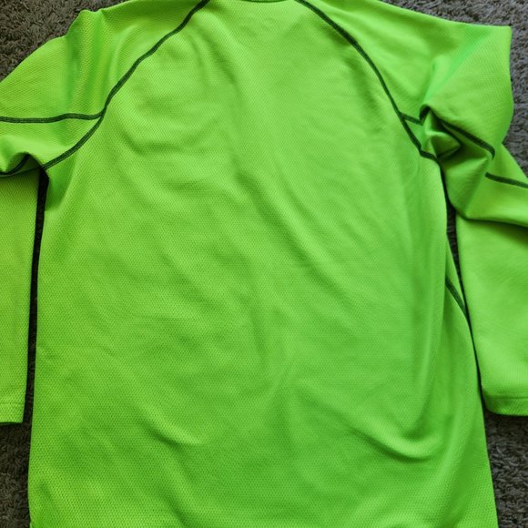Under Armour Infrared Pullover Coldgear Neon Half-Zip Men's XL Fitted 2013 - Picture 12 of 12